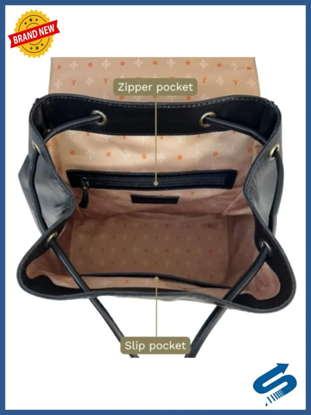 Officially Licensed Yellowstone Studded Leather Backpack for Women - Western